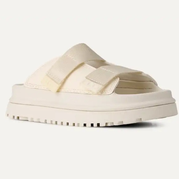 UGG Cream Slide Sandals - Picture 3 of 7